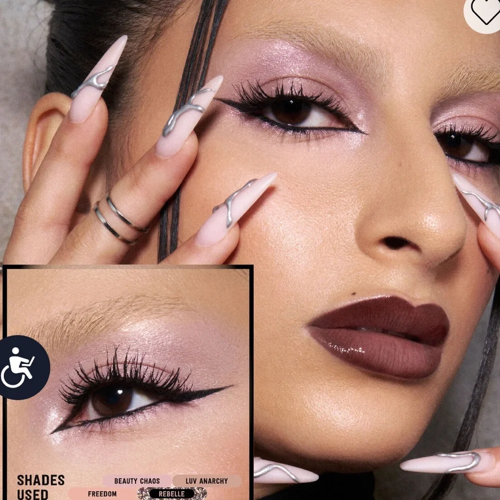 Huda Pretty Grunge Eyeshadow Palette shades every day & night glam-grunge hot af